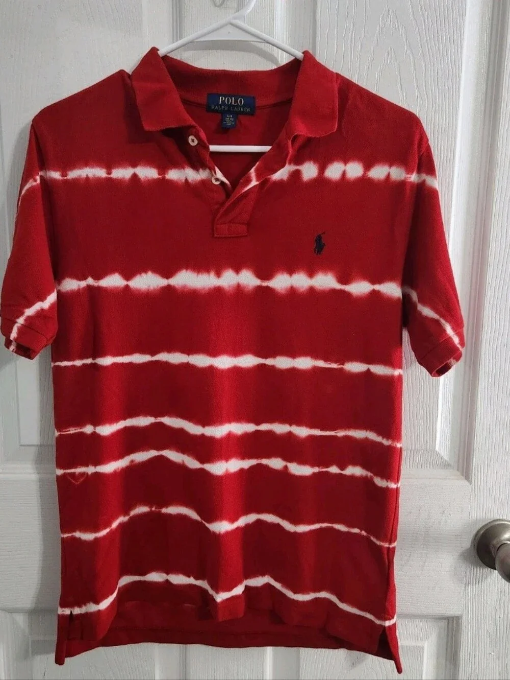 Polo Ralph Lauren boys size large collared shirt preppy golf cotton academia
